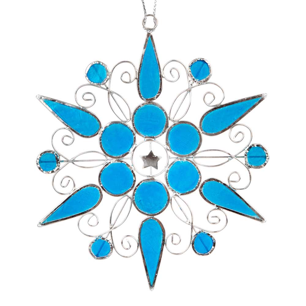 Snowflake Ornament Clearance Bundle (Set of 2) - Art Glass Haven