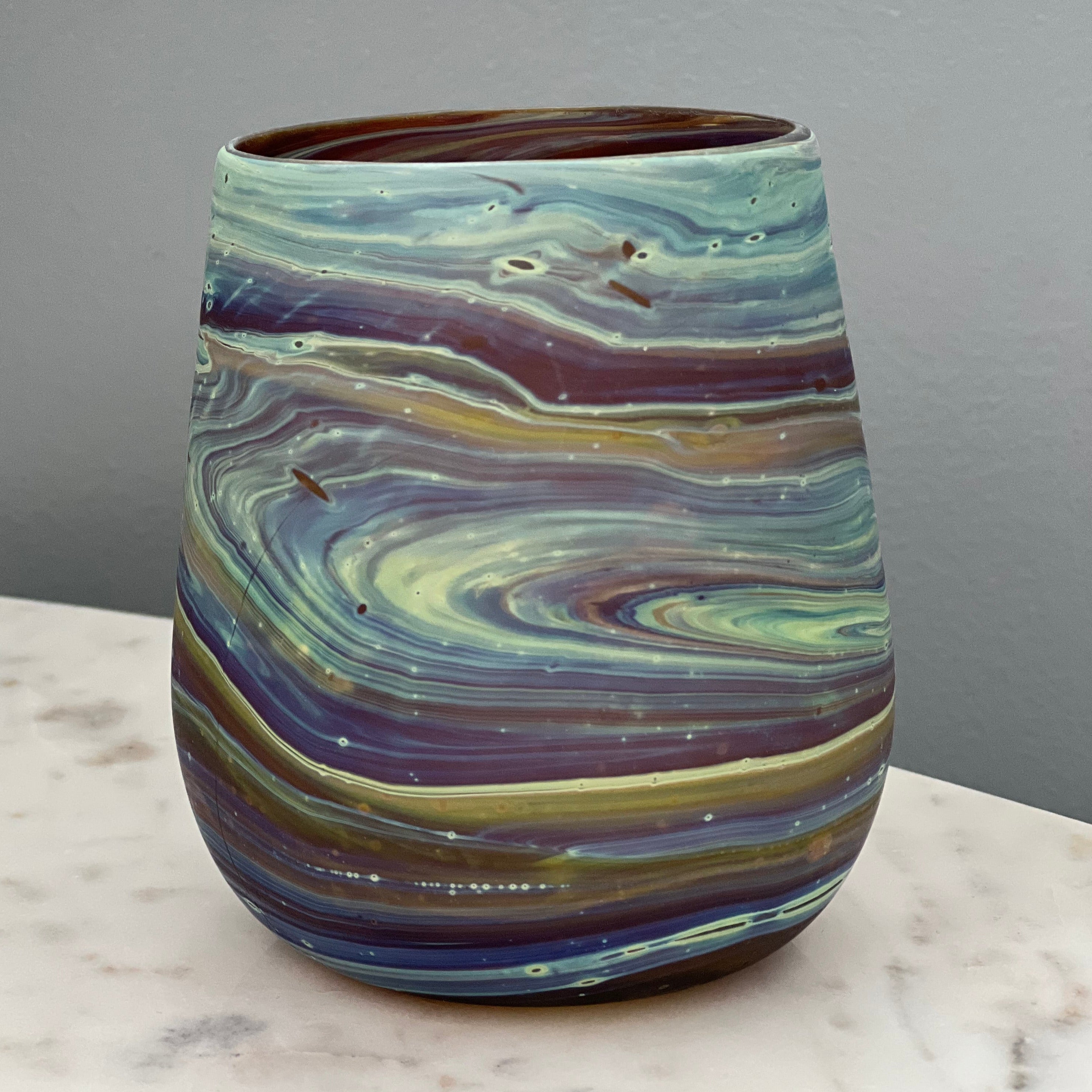 Desert Sands Candleholder - Art Glass Haven