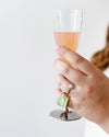 Mosaic Cube Ring Gold - Art Glass Haven