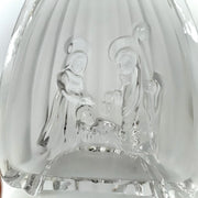 Mikasa Glass Nativity Scene – Molded Glass Holy Family with Star