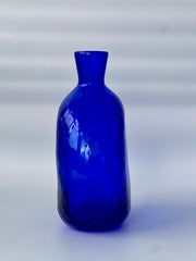 Hand-Blown Cobalt Blue Glass Vase by Pairpoint